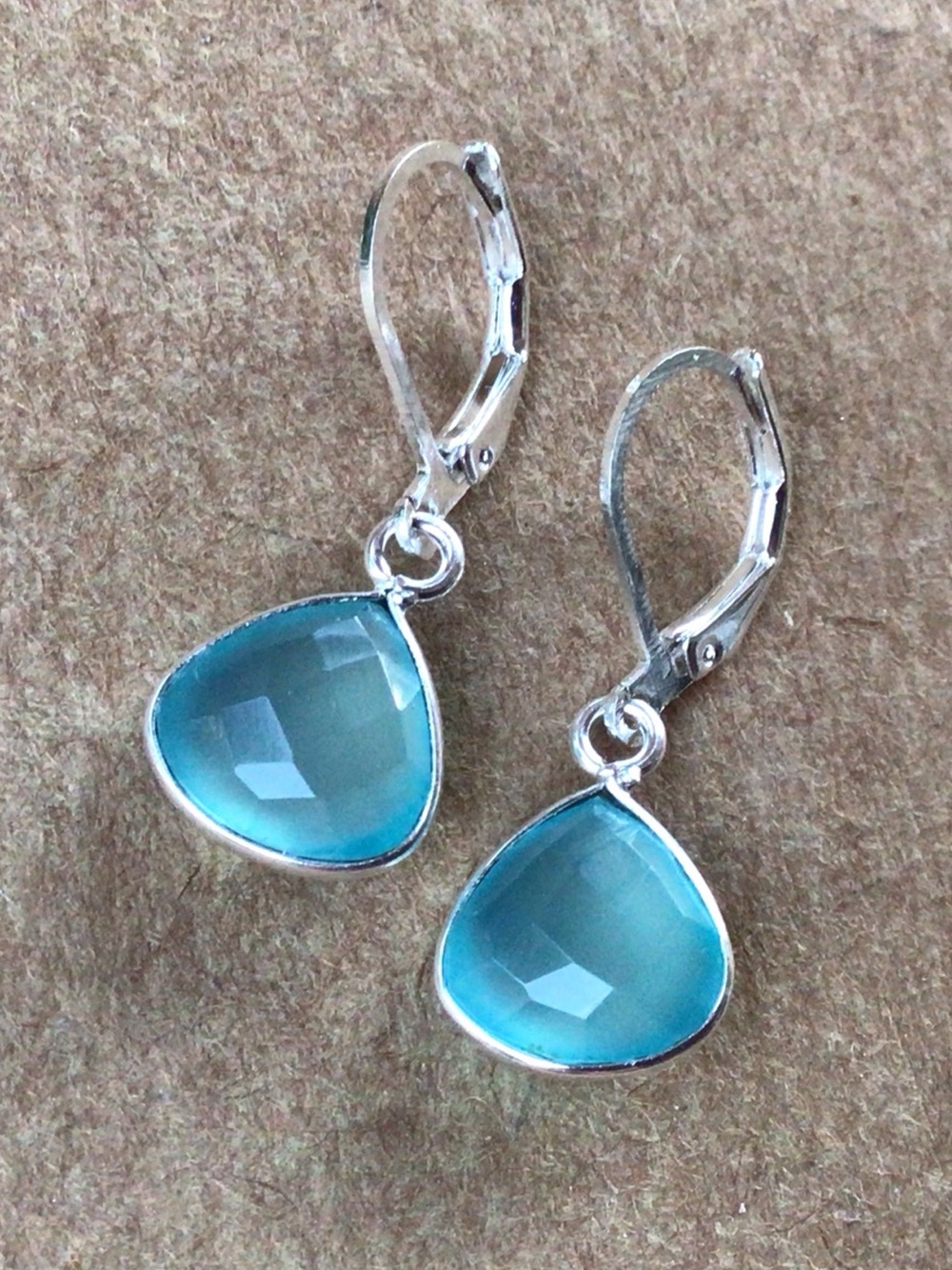 Sterling Silver Chalcedony Sundance Charm Earrings sale - Picture 8 of 10